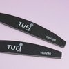 Half-round nail file TUFI profi  PREMIUM  black 100/180, 17.8 cm 1 pc (0122153) - Фото №3