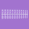 TUFI profi Full Cover Soft Gel Tips Square transparent 240 pcs. (0134005) - Фото №2