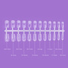 TUFI profi Full Cover Soft Gel Tips Square transparent 240 pcs. (0134005) - Фото №3