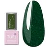 Gel polish TUFI profi PREMIUM Emerald 15 Shimmer Malachite with glitter 8 ml (0102534) - Фото №1