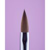 Кисть для акрила KOMILFO Double Acrylic 6 (Колонок)/Gel flat 6 (Нейлон) - Фото №2