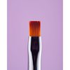 Кисть для акрила KOMILFO Double Acrylic 6 (Колонок)/Gel flat 6 (Нейлон) - Фото №3