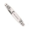 Aba Group Nail file ELIPSA 180/240 SLIM - FLAMING, 25 pcs - Фото №1