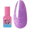 Żel akrylowy LUNA Light № 40 fioletowy z brokatem 13 ml - Фото №1