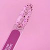 Топ LUNA Pink без липкого слоя с розовыми хлопьями 13 мл (300-2660) - Фото №3
