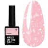 Base NAILSOFTHEDAY Potal №13 pink with pink gold leaf 10 ml - Фото №1