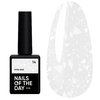 Base NAILSOFTHEDAY Potal №14 milky with silver leaf 10 ml - Фото №1
