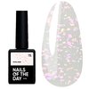 Base NAILSOFTHEDAY Potal №15 milky with multi-colored potal 10 ml - Фото №1