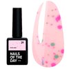 База NAILSOFTHEDAY Potal №29 розовый с разноцветной поталью 10 мл - Фото №1