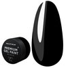 Farba żelowa NAILSOFTHEDAY Premium gel paint Black wipe, 5 ml - Фото №1