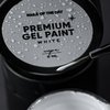 Farba żelowa NAILSOFTHEDAY Premium gel paint White wipe, 5 ml - Фото №2