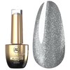 Lakier hybrydowy MAKEAR Premium Glitter 805 srebro z brokatem 8 ml - Фото №1