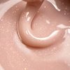 Gel for extensions DARK Medium Gel №31 (updated color) peach with glitter 15 ml - Фото №2