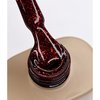Lakier hybrydowy DARK New collection 111 czerwony z brokatem 10 ml - Фото №2