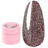 Brokat żelowy LUNA Platinum №04 do stylizacji różowy z brokatem 5 ml (804-2938) - Фото №1