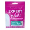 Set of white replacement attachments for pedicure grater Staleks PRO EXPERT 10, 100 grit (30 pcs.) - Фото №1
