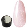 Гель для наращивания DARK Medium Potal Gel №05 розовый с золотой поталью 15 мл - Фото №1