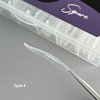 Górne formy NAILSOFTHEDAY Dual form Square (Type 4) 120 szt - Фото №2