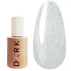 База DARK PRO base Shine 01 белый с блестками 15 мл - Фото №1