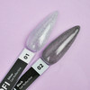 Gel for extensions TUFI profi PREMIUM Gel Reflective 02 black reflective 5 g (0308088) - Фото №4