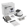 Фрезер для маникюра BUCOS Nail Drill X4 PRO WHITE PEARL 65W 35000 обр./мин белый + 6 улучшенных фрез - Фото №7