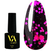 Gel polish VALERI Color № 117 translucent with large purple glitter 6 ml (VA117) - Фото №1