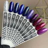 Gel polish VALERI Color № 119 burgundy with pearl 6 ml (VA119) - Фото №3