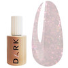 База DARK PRO base Shine 13 персиковый с розовыми блестками 15 мл - Фото №1