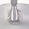 Lakier hybrydowy DARK Flash 02 ciemny srebrny odblaskowy 10 ml - Фото №2