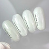 Base NAILSOFTHEDAY Cover NEW Formula Milk 04 milky with silver glitter 10 ml - Фото №2