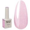 Baza hybrydowa NAILSOFTHEDAY Cover NEW Formula 27 różowa ze srebrną drobinką 10 ml - Фото №1