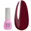 Lakier hybrydowy Toki-Toki № 044 wiśnia z brokatem 5 ml - Фото №1