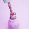 Base Toki-Toki Potal 005 pink with red and gold leaf 5 ml - Фото №2