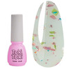 Base Toki-Toki Potal 010 blue with gold, pink, blue leaf 5 ml - Фото №1