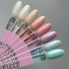 Gel polish Toki-Toki Fairytale FT08 turquoise with holographic glitter 5 ml - Фото №3
