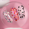 Топ NAILSOFTHEDAY Kupidon top 04 с голографическими сердцами без липкого слоя 10 мл - Фото №3