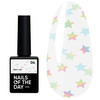 Топ NAILSOFTHEDAY Party top 04 прозрачный с голографическими звездами 10 мл - Фото №1