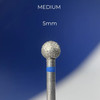 Diamond cutter NAILSOFTHEDAY blue ball 5 mm - Фото №2