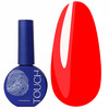 Lakier hybrydowy Touch Solo Gel Polish 14 jednofazowy 3w1 neonowy czerwony 9 ml - Фото №1