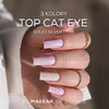 Top hybrydowy MakeAR Cat Eye Silver bez lepkiej warstwy 8 ml - Фото №2