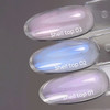 Тоp hybrydowy NAILSOFTHENIGHT Shell top 02 perła z niebieski przetarciem, 10 ml - Фото №5