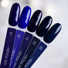 Gel polish DARK New collection 022 deep dark blue 10 ml - Фото №5