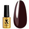 Gel polish F.O.X Mocha Mousse 110 dark chocolate 7 ml - Фото №1