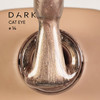 Lakier hybrydowy DARK Cat Eye 14 beżowo-złoty 6 ml - Фото №2