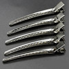 Klipsy klamry fryzjerskie metalowe do włosów 10,5 cm 12 szt. - Фото №3