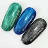 Lakier hybrydowy NAILSOFTHEDAY Cat Eye Gel Polish 09 czarny 6 ml - Фото №4