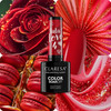 Lakier hybrydowy Claresa LA LA LOVE 4 czerwony z brokatem 5 g - Фото №2