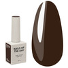 Gel polish NAILSOFTHEDAY 040 Petit Four deep dark brown 10 ml - Фото №1