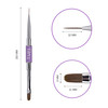 Dwustronny pędzelek do manicure TUFI profi żel/liner (0327445) - Фото №2