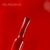 Lakier hybrydowy Touch Gel Polish 43 jaskrawoczerwony 9 ml - Фото №2